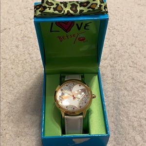 BETSEY JOHNSON watch with box!